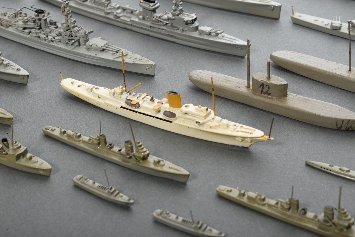 66 Wiking ship models, some in original box, consisting of: 15 model boats (3x "Gneisenau Scharnhor - Image 8 of 19
