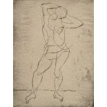 Bargheer, Eduard (1901-1979) "Figur" 1948, Radierung, 2/50, u. sign./dat./num./bez., PM 27,5x21,5cm