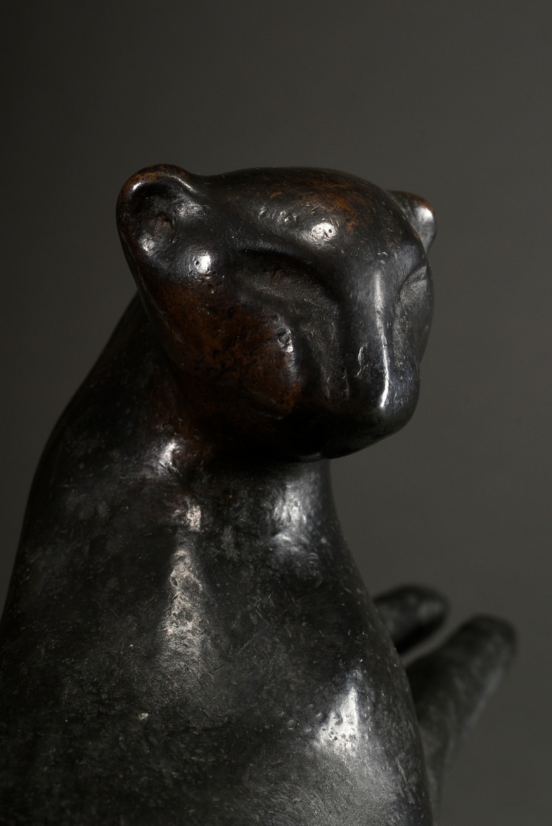 Born, Mechthild (*1941) "Geparden Paar" 1993, Bronze, dunkel patiniert, 99/349, am Boden monogr., m - Bild 4 aus 8