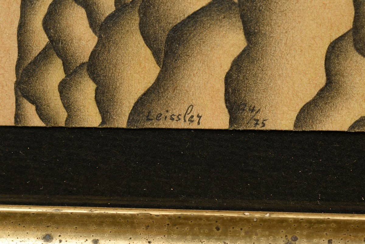 Leissler, Arnold (1939-2014) ‘Eichenpaar’ 1974/75, pencil/coloured pencil, sign./dat. below l., wid - Image 3 of 3