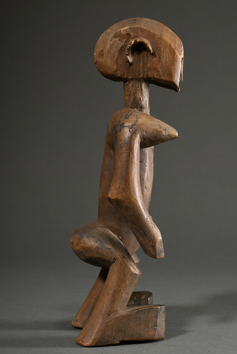 Figure of the northern Bamana/ Bambara, West Africa/ Mali 1st half 20th c., wood, old, mainly worn  - Image 4 of 11