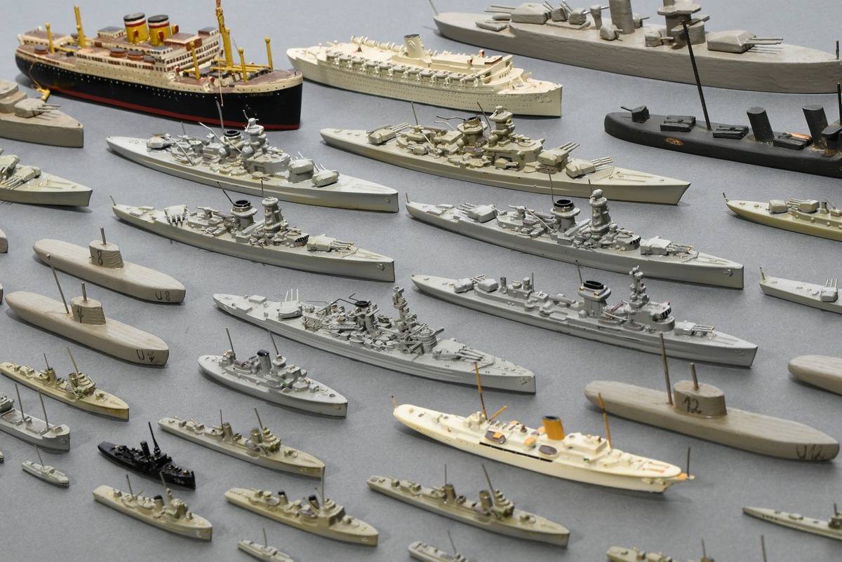 66 Wiking ship models, some in original box, consisting of: 15 model boats (3x "Gneisenau Scharnhor - Image 2 of 19
