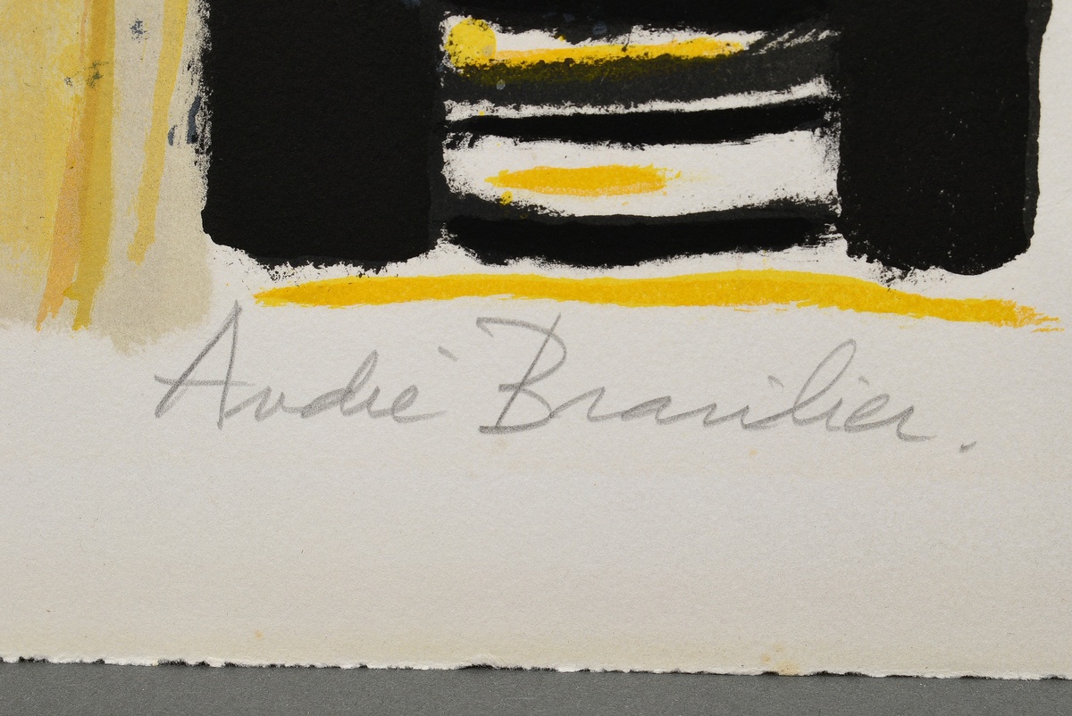 Brasilier, André (*1929) "Dôme des Invalides" 1972, colour lithograph, sign. and inscr., PM approx. - Image 3 of 4