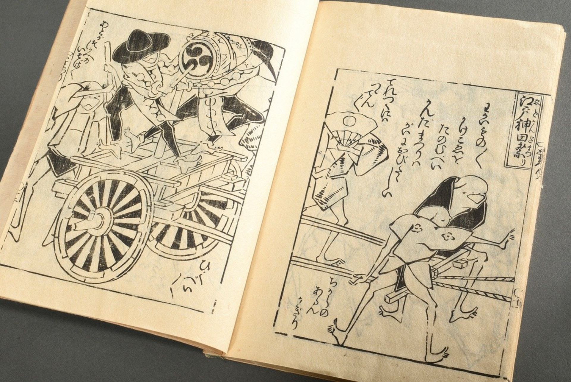 2 Bände Kitao Masayoshi gen. Keisai Kuwagata (1764-1824) Holzschnitt Vorlage Bücher für Künstler, c - Bild 10 aus 11