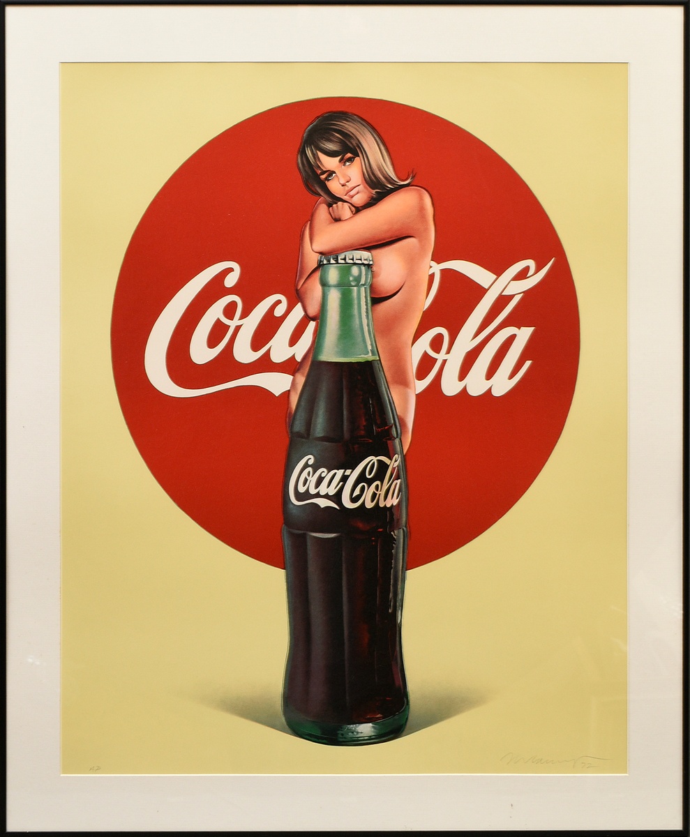 Ramos, Mel (1935-2018) ‘Lola Cola (Coca Cola)’ 1972, colour lithograph, AP, sign./dat./inscr. below - Image 2 of 3