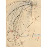 Dali, Salvador (1904-1989) "Diane de Poitiers" 1973, etching, handcoloured and heightened, 3/150, s