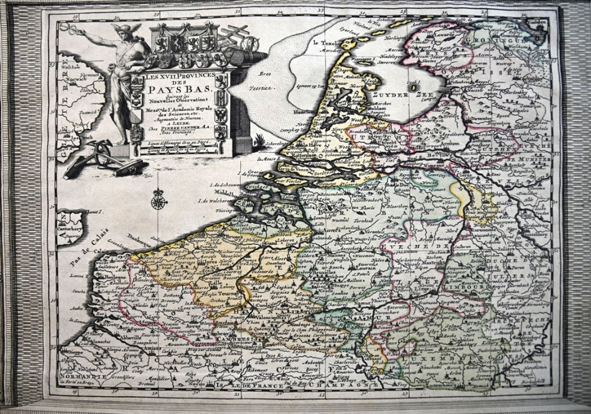NIEDERLANDE "Les XVII Provinces des Pays Bas. Suivant les Nouvelles Observations de Messrs. de l'Ac - Image 2 of 3