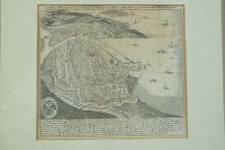 "EIGENTLICHE ABBILDUNG DER STATT KONSTANZ" Karte der Konstanzer Stadt aus dem Jahre 1733