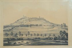 BUSSEN Berg in Oberschwaben, Lithografie. Künstlerentwurf von C. Emminger, Lithografie von F. Gilly