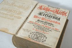 LANGEN, D. JOACHIM "Evangelisches Licht und Recht", verl. Halle & Leipzig, 1735. Anmerkungen, Erklä