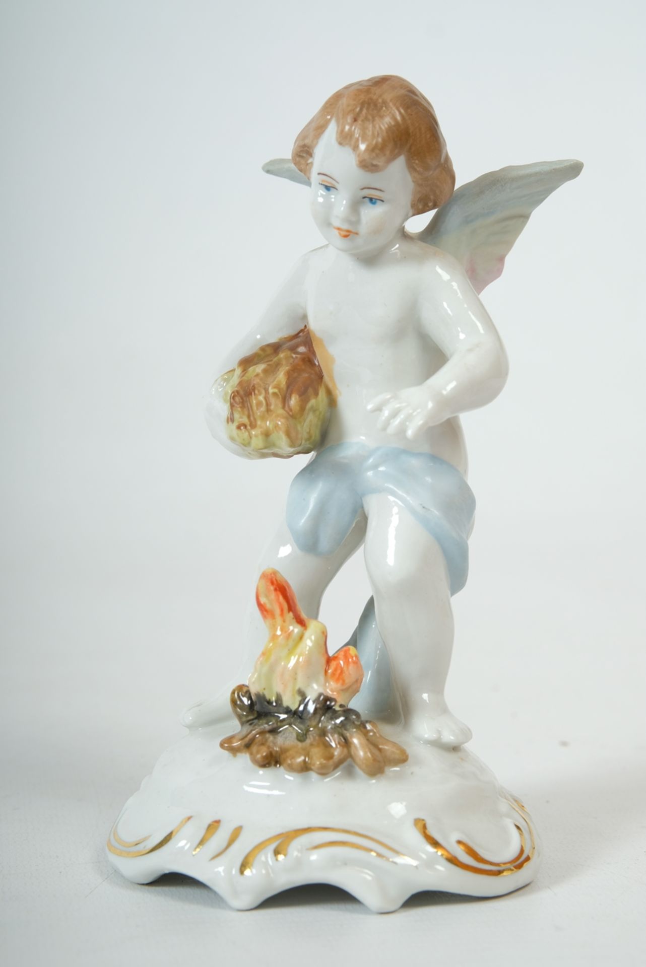 PORZELLANFIGUR Engel Wilhelm Rittirsch (1950-1974)