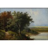 Lenk (19th century) River Landscape(19th century) River Landscape,  (19th century) River Landscape(