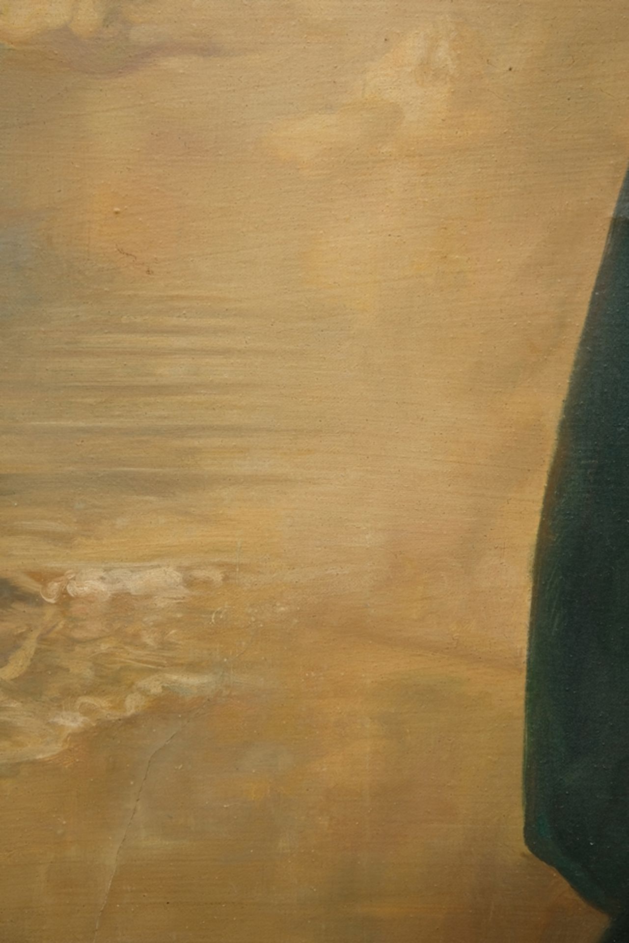 Fini, Leonor (1907-1996) Sitting woman on the beach, oil on canvas. - Image 6 of 14