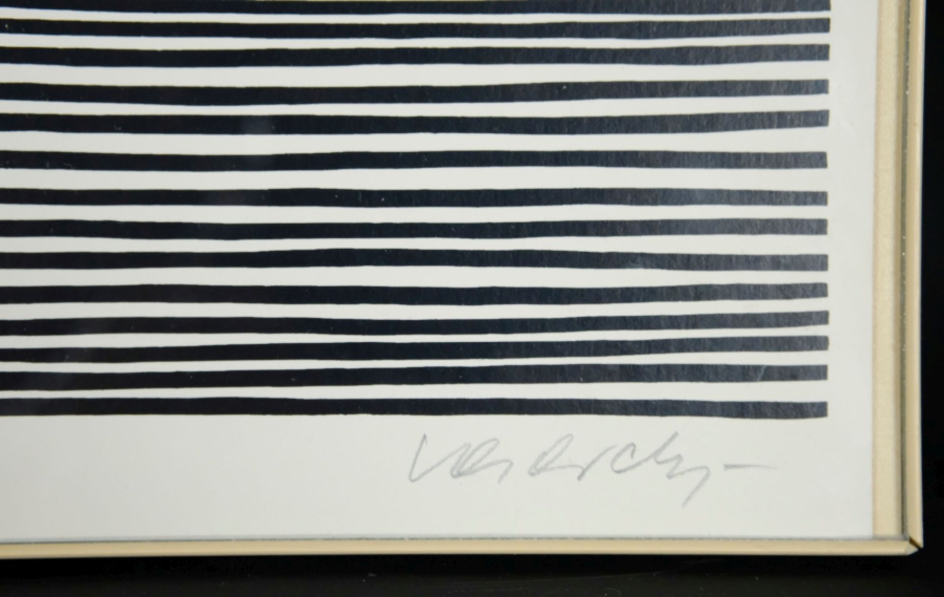 Vasarely, Victor (1906- 1997) "Photographisme", 1951, Serigraphie auf Karton. - Bild 3 aus 4