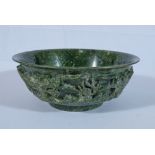 Jade bowl "Sky Dragon",China. 