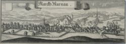 Merian, Matthäus (1593-1650), Vier Kupferstiche mit Stadtpanoramen. 