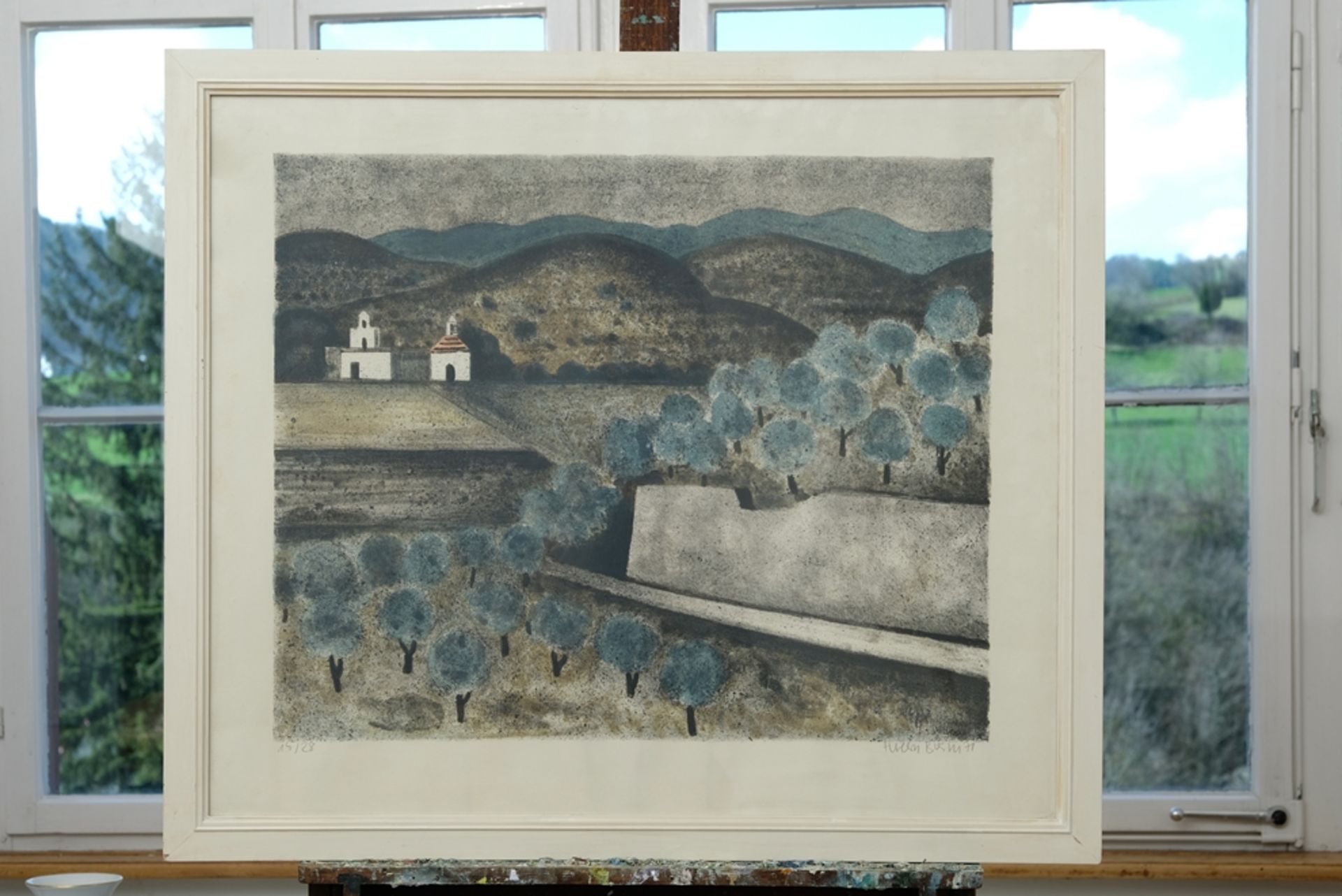 Breiter, Herbert (1927-1999) Southern Landscapes - View to the Sea, 1971, colour lithograph on pape - Image 2 of 5