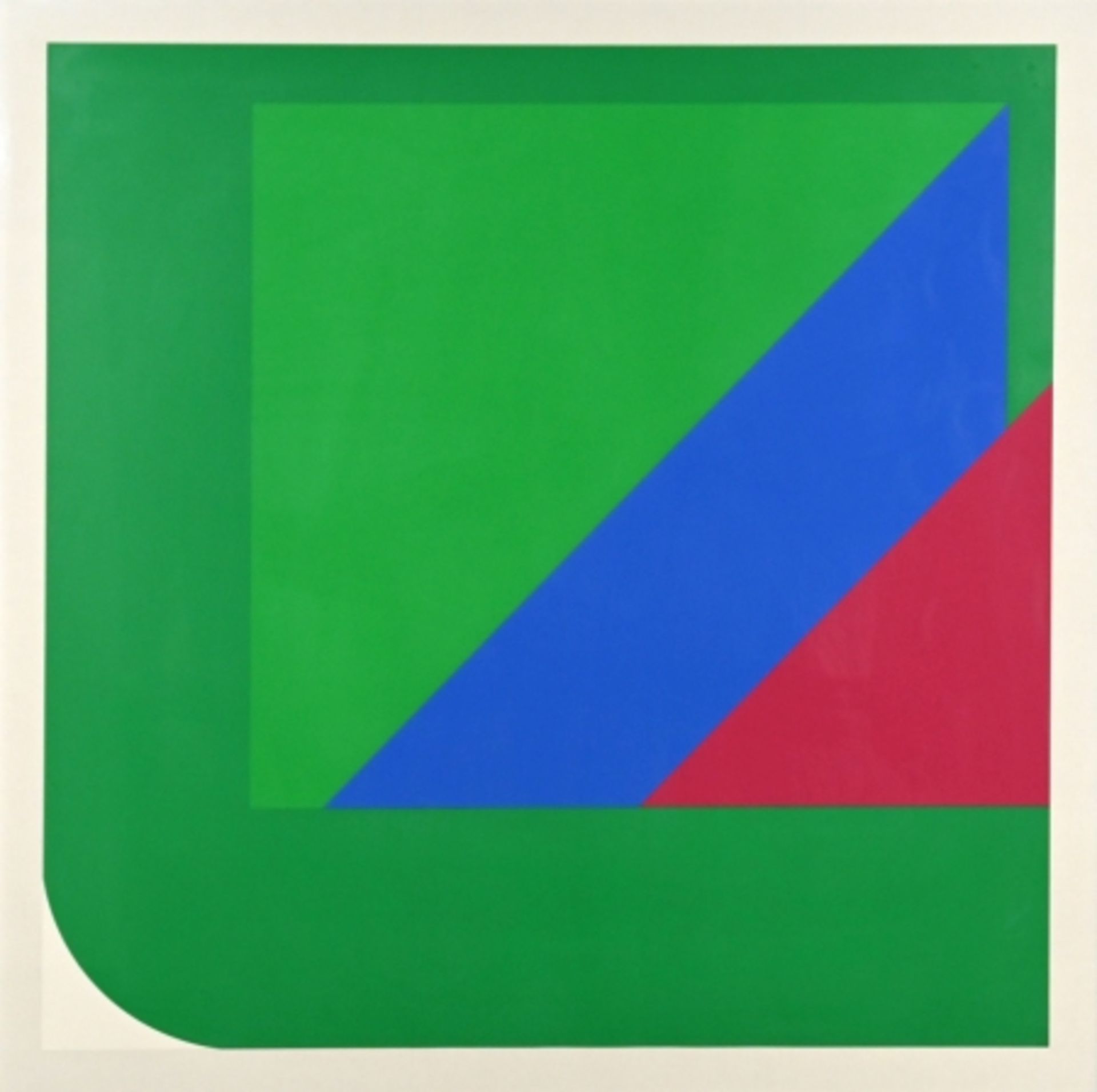 Pfahler, Georg Karl (1926- 2002) Ohne Titel, um 1970, Farbserigraphie.