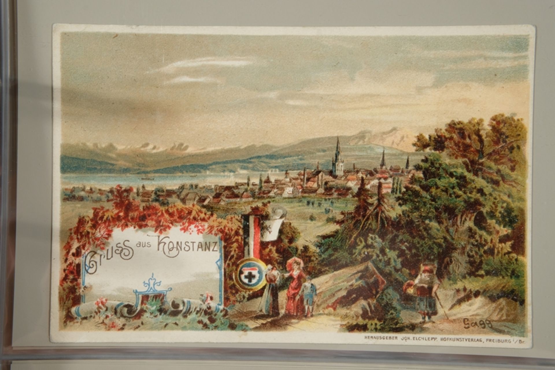 218 Postkarten Konstanz, Album Nr. 11, Sammelschwerpunkt 'Spruchkarten, Gedichte, buntes Sammelsuri - Bild 10 aus 10