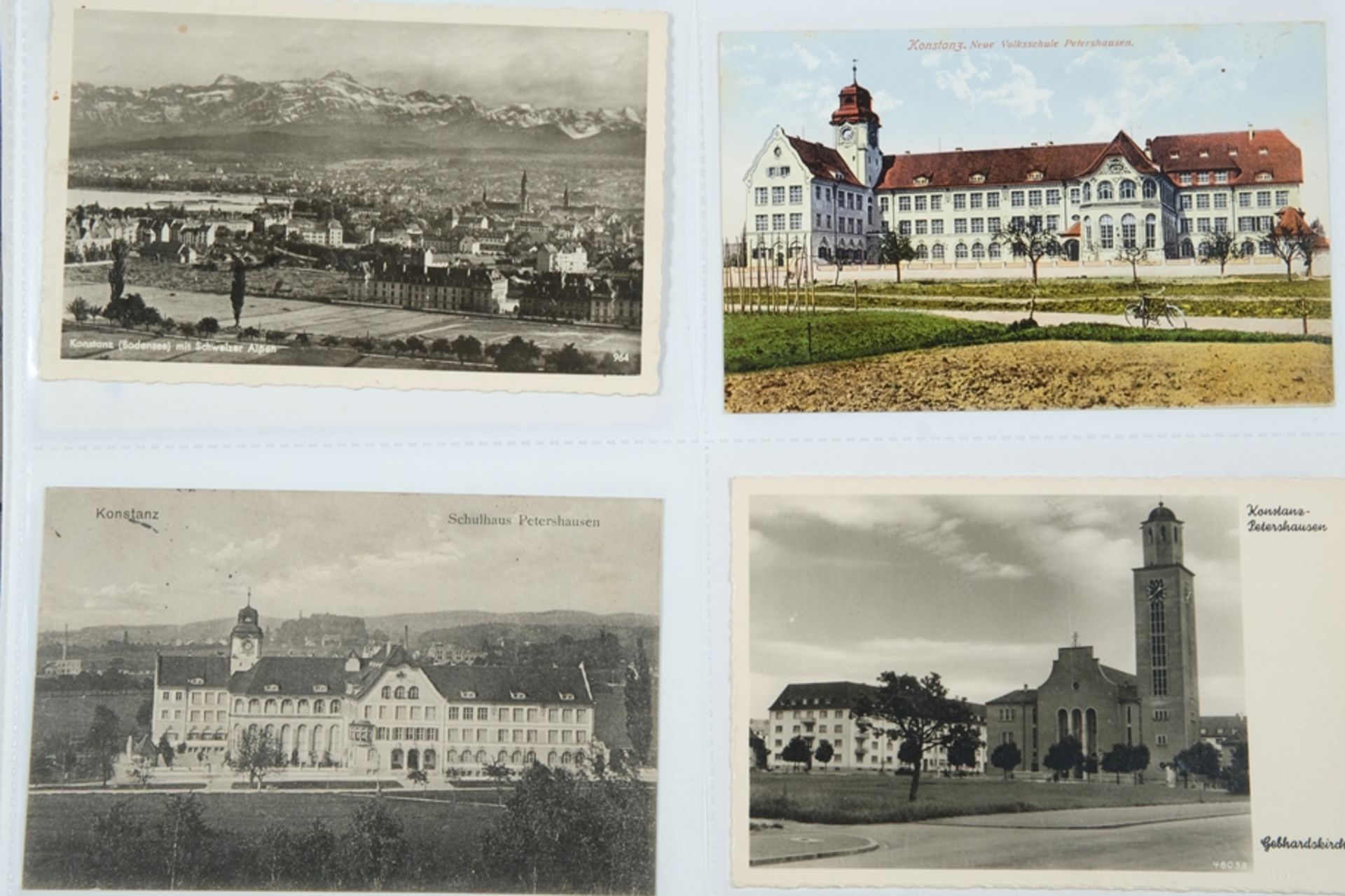 165 postcards Constance, turn of the century, partly until 1940s. 