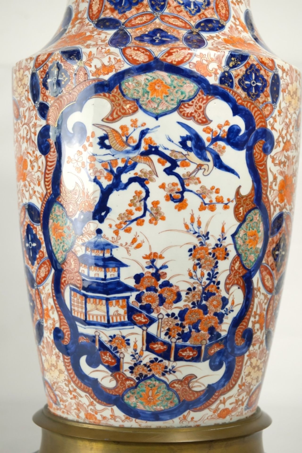 Imari-Bodenvase, Japan, Meji-Zeit. - Bild 4 aus 8