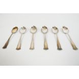 Teaspoon, six pieces, marked