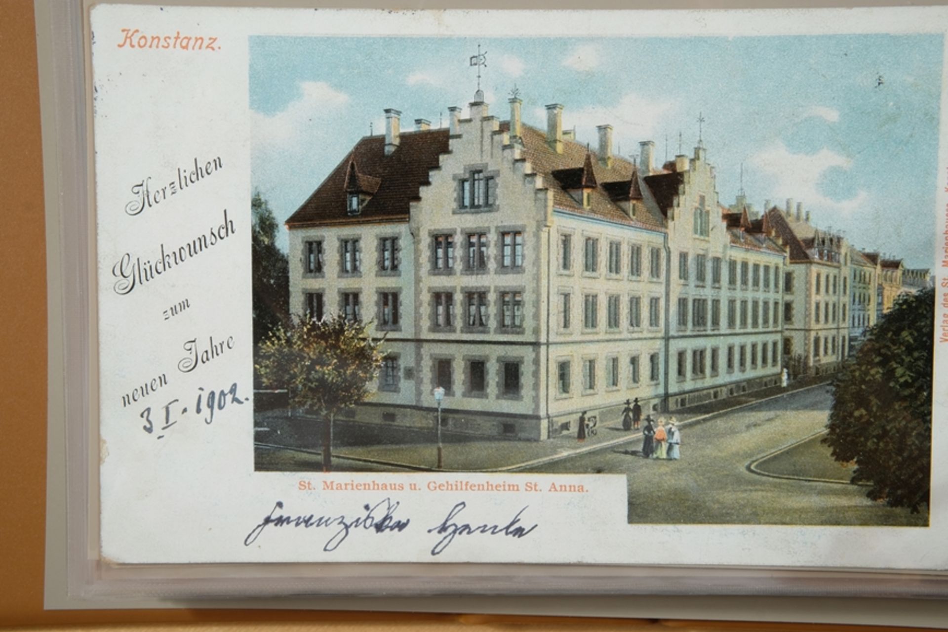 72 postcards Constance, album no. 22, collection focus ', from 1900 upwards, 20s and 30s  - Image 4 of 5