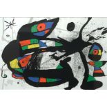Miró, Joan (1893-1983) "Femme oiseau,", 1978, Farblithografie. In der Reihe "Derrière le miroir" vo