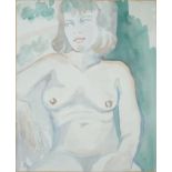 Torcapel, John (1881-1965), Lady Nude, 1963, watercolour on paper. 