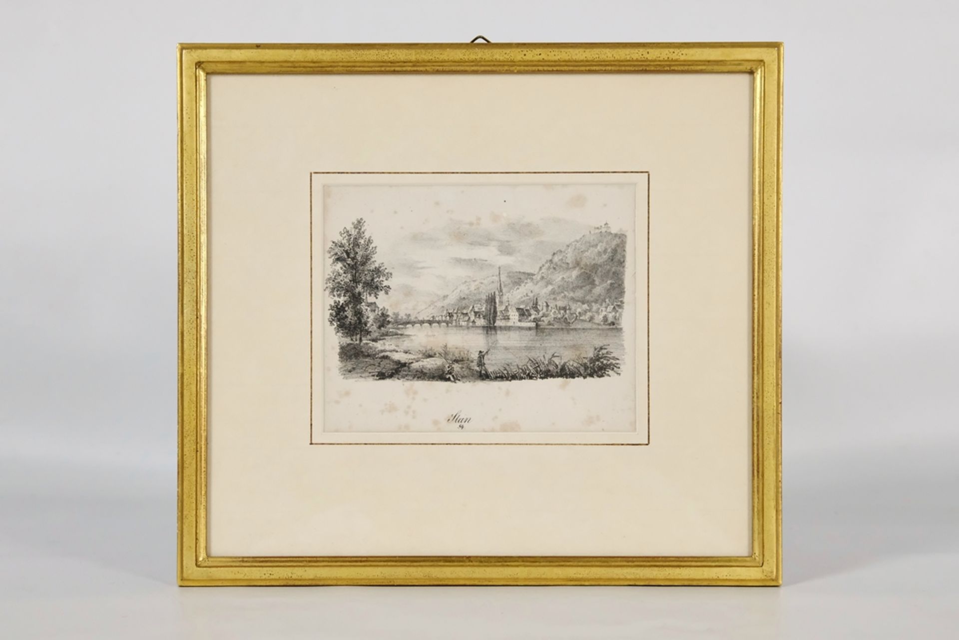 Stein am Rhein, alte Lithographie 1832.  - Bild 2 aus 3