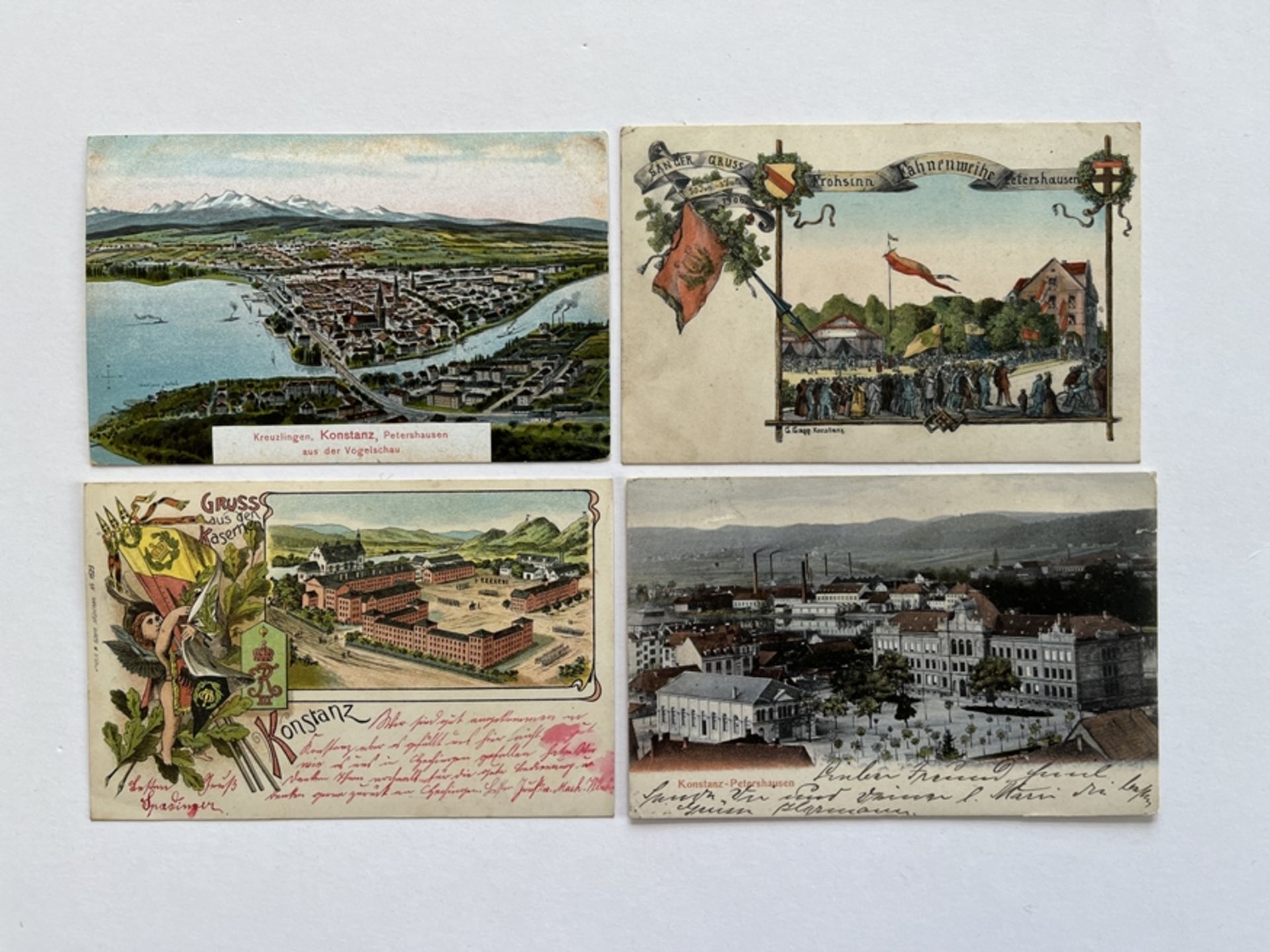 106 postcards Constance, album no. 2, collection focus 'Military and Infrastructure', ca.1905 to 19 - Image 6 of 6