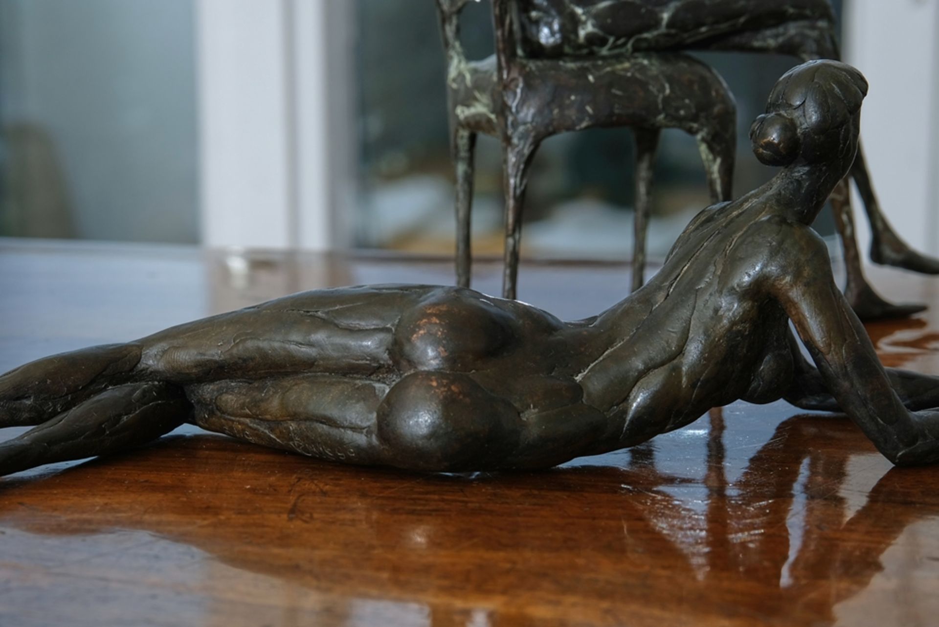 Martin, Roland (born 1927) Three female nudes; bronze sculptures. - Image 5 of 5