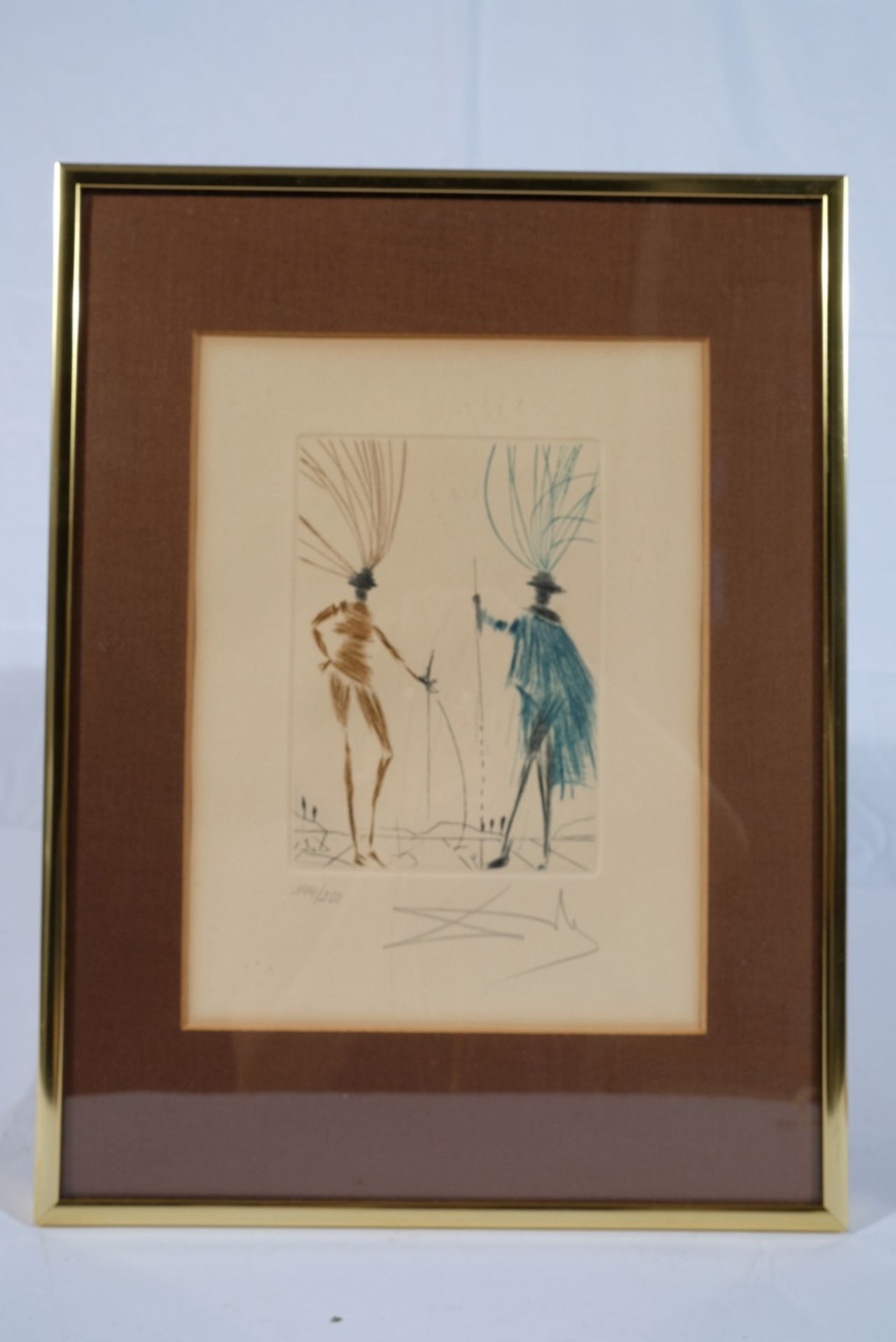Dali, Salvador (1904-1989) "Walpurgisnacht 1968/69", colour etching on paper.  - Image 2 of 3