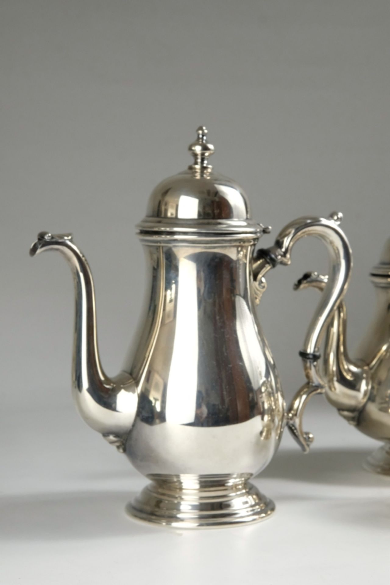 Coffee and tea pot "Kenilworth International", made of 925 sterling silver, hallmarked on the under - Image 2 of 4