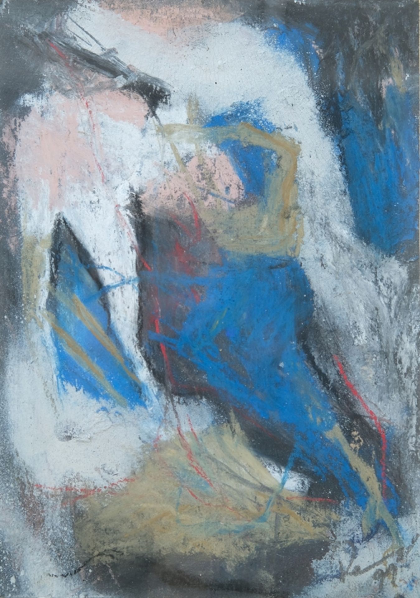 Renner, Frank (1958-2022) Two abstract mixed media, 1991, mixed media on card. - Image 2 of 5