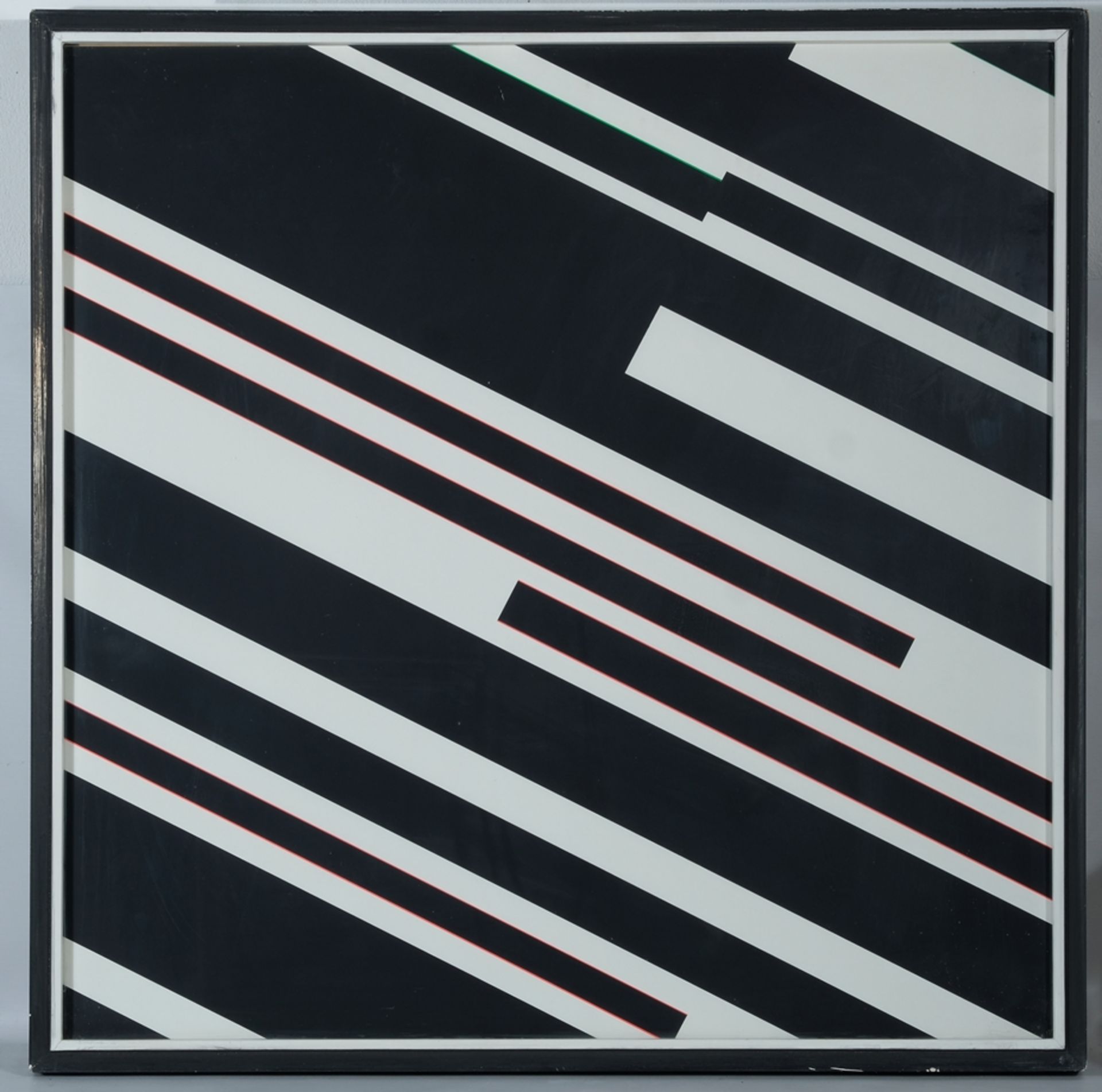 Fruhtrunk, Günter (1923-1982) "Diagonale Vibration", um 1965, Serigraphie (vierfarbig). - Bild 2 aus 8