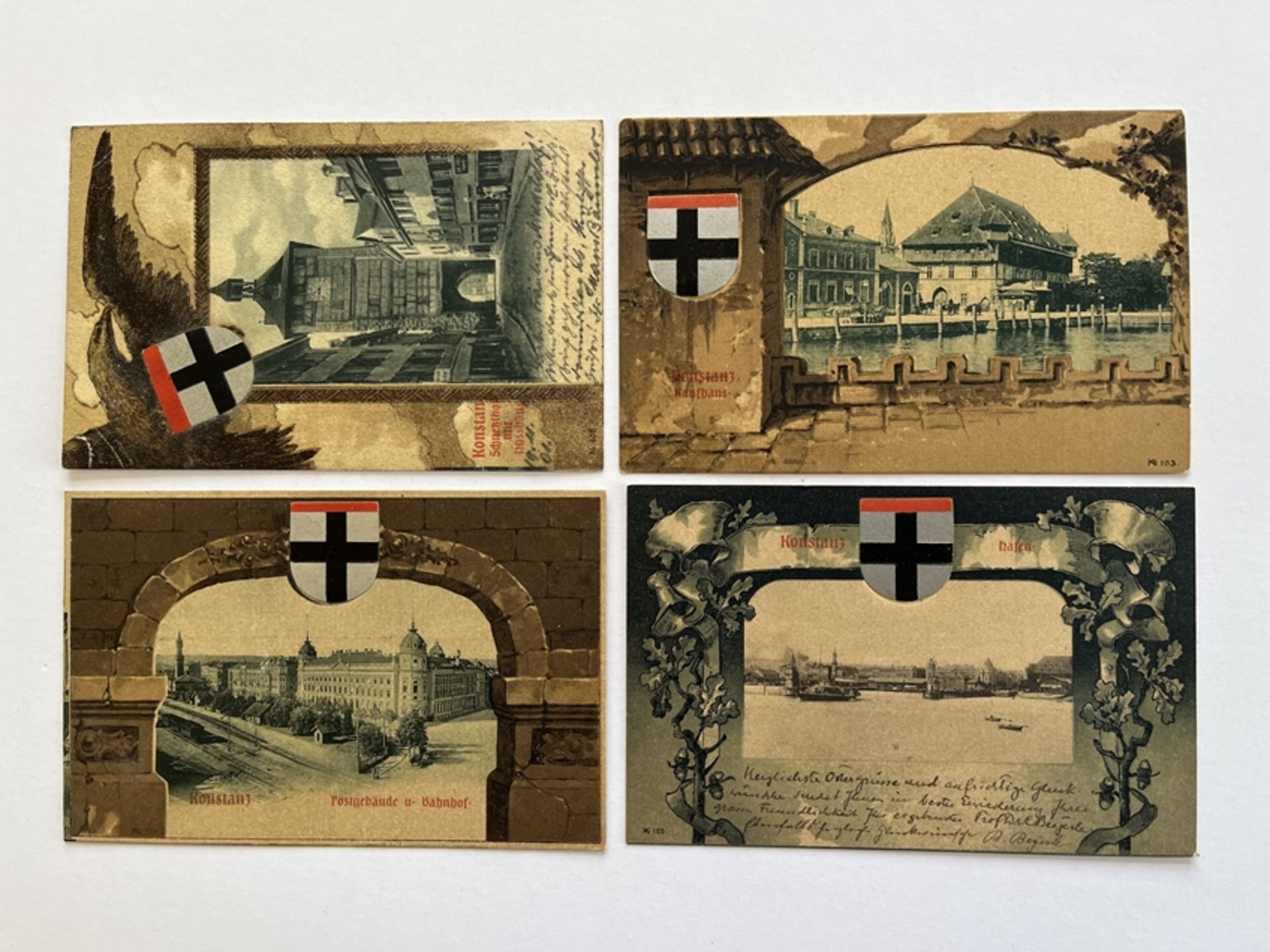 124 Postkarten Konstanz, Album Nr. 3, Sammelschwerpunkt 'Radierungen & Farblithografien', Jahrhunde - Bild 8 aus 10