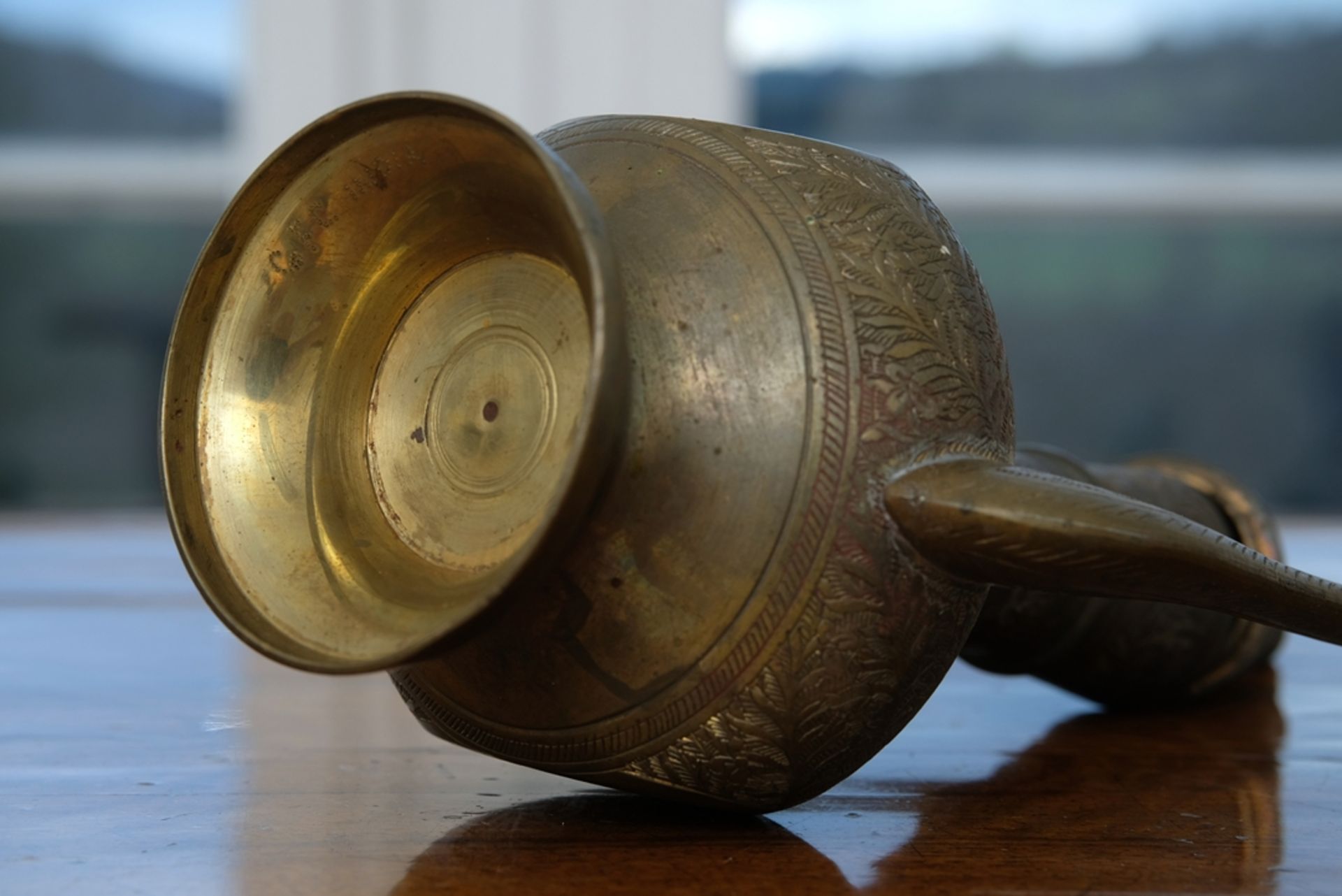 Brass jug, Persian, around 1930. - Image 3 of 3