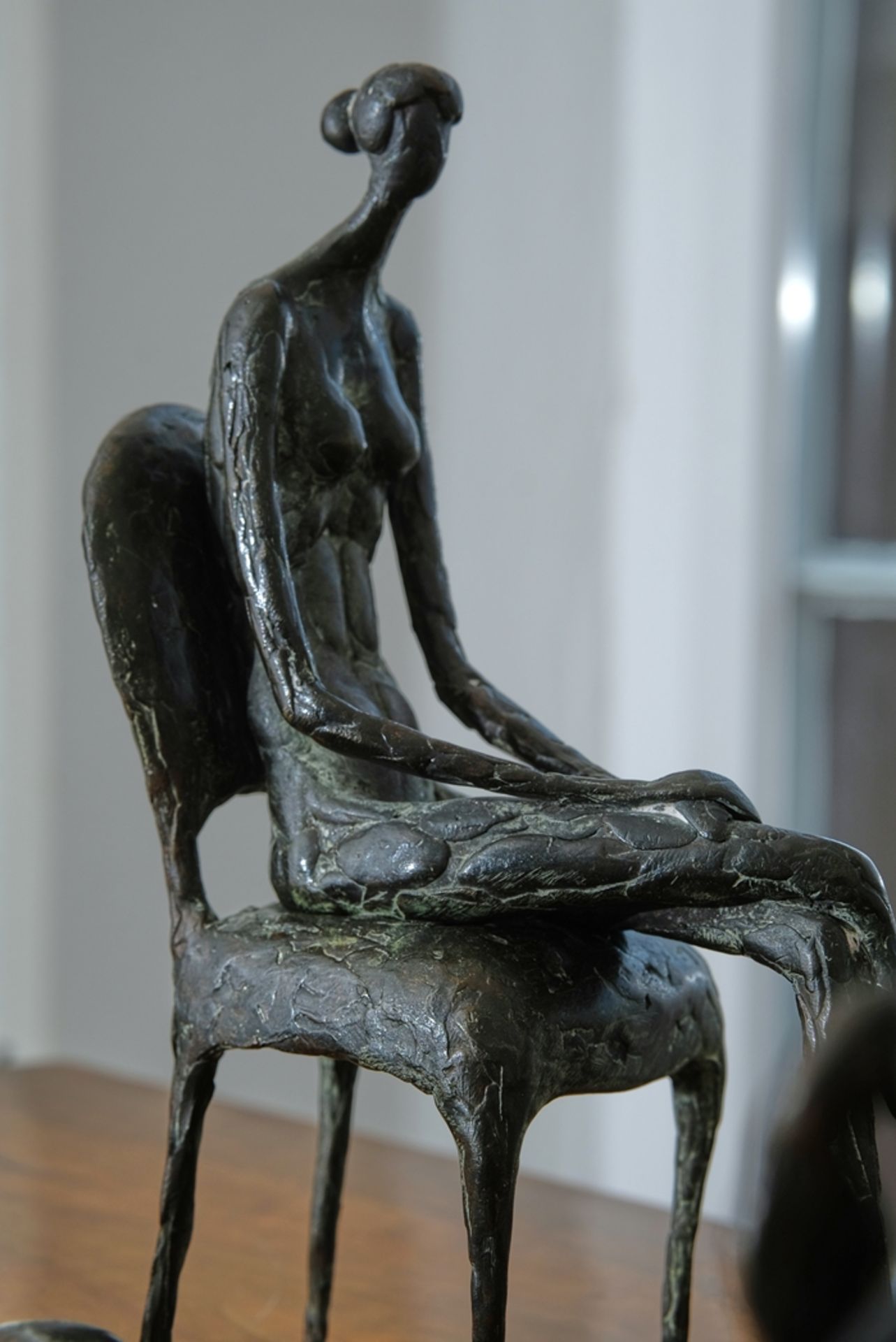 Martin, Roland (born 1927) Three female nudes; bronze sculptures. - Image 2 of 5