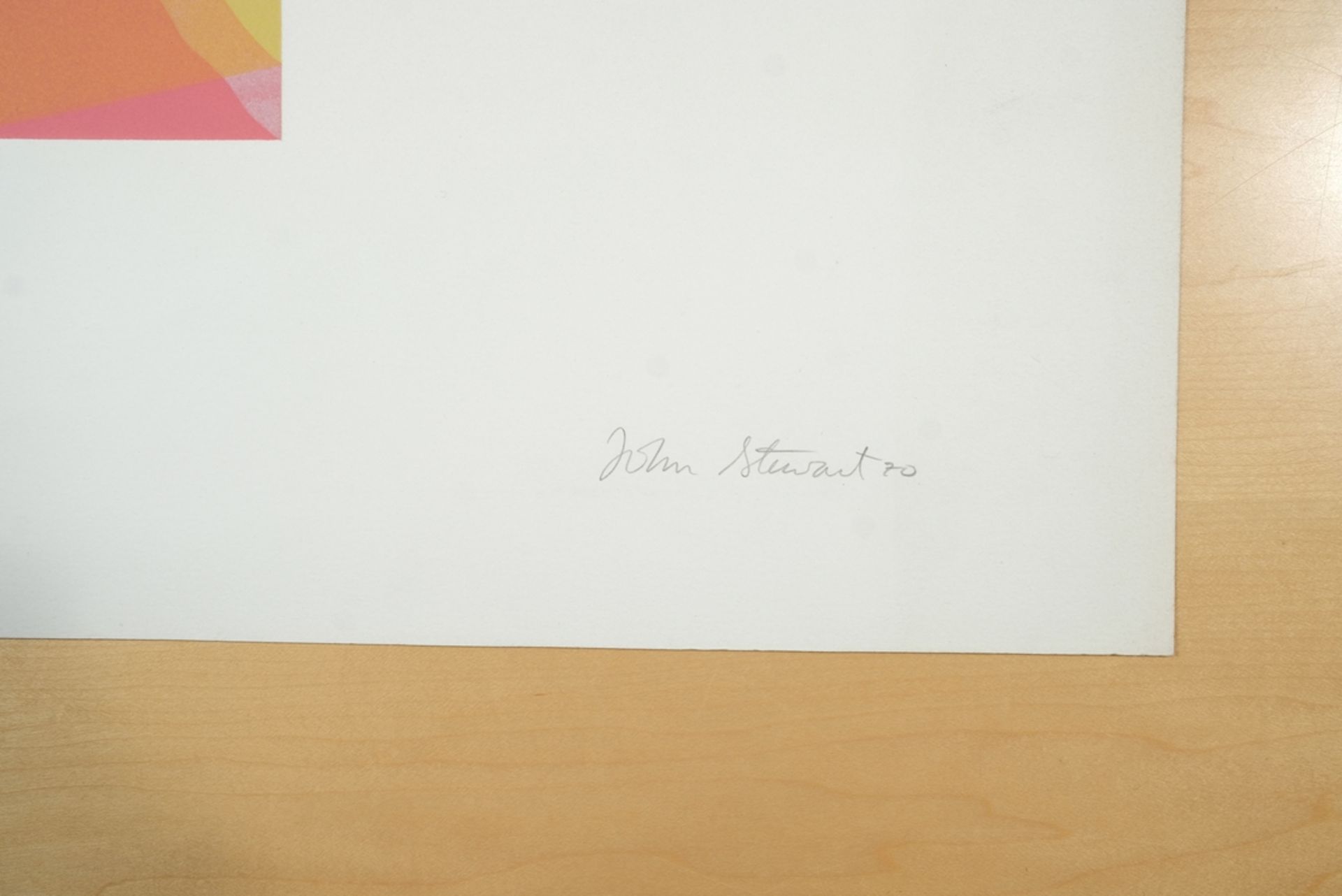Stewart, John P. (1945-), "Mirage" und "Rainband", zwei Farblithographien.  - Bild 4 aus 8