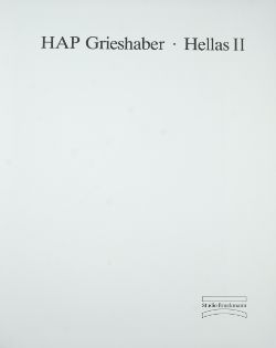 Grieshaber, HAP (1909-1981) "Hellas II", 1980, drei Farbholzschnitte.