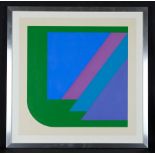 Pfahler, Georg Karl (1926-2002) Ohne Titel, um 1970, Farbserigraphie. 