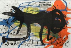 Miró, Joan (1893-1983) "Sobretexim I; L'ecriture", No. 293 aus Derriere Le Miroir. Heft von April 1