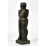 Trizma, Rastislav (born 1959) Warrior statuette, around 1980, blackened and painted wood. 