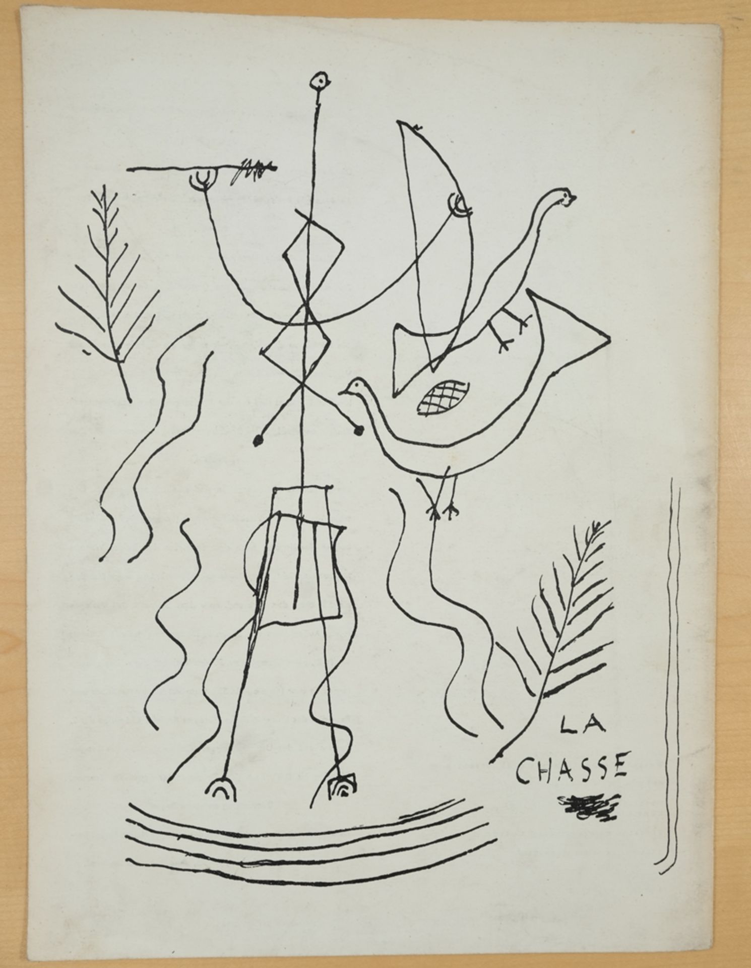 Braque, Georges (1882-1963) Farblithographie aus Ausstellungskatalog, 1955.  - Bild 3 aus 3