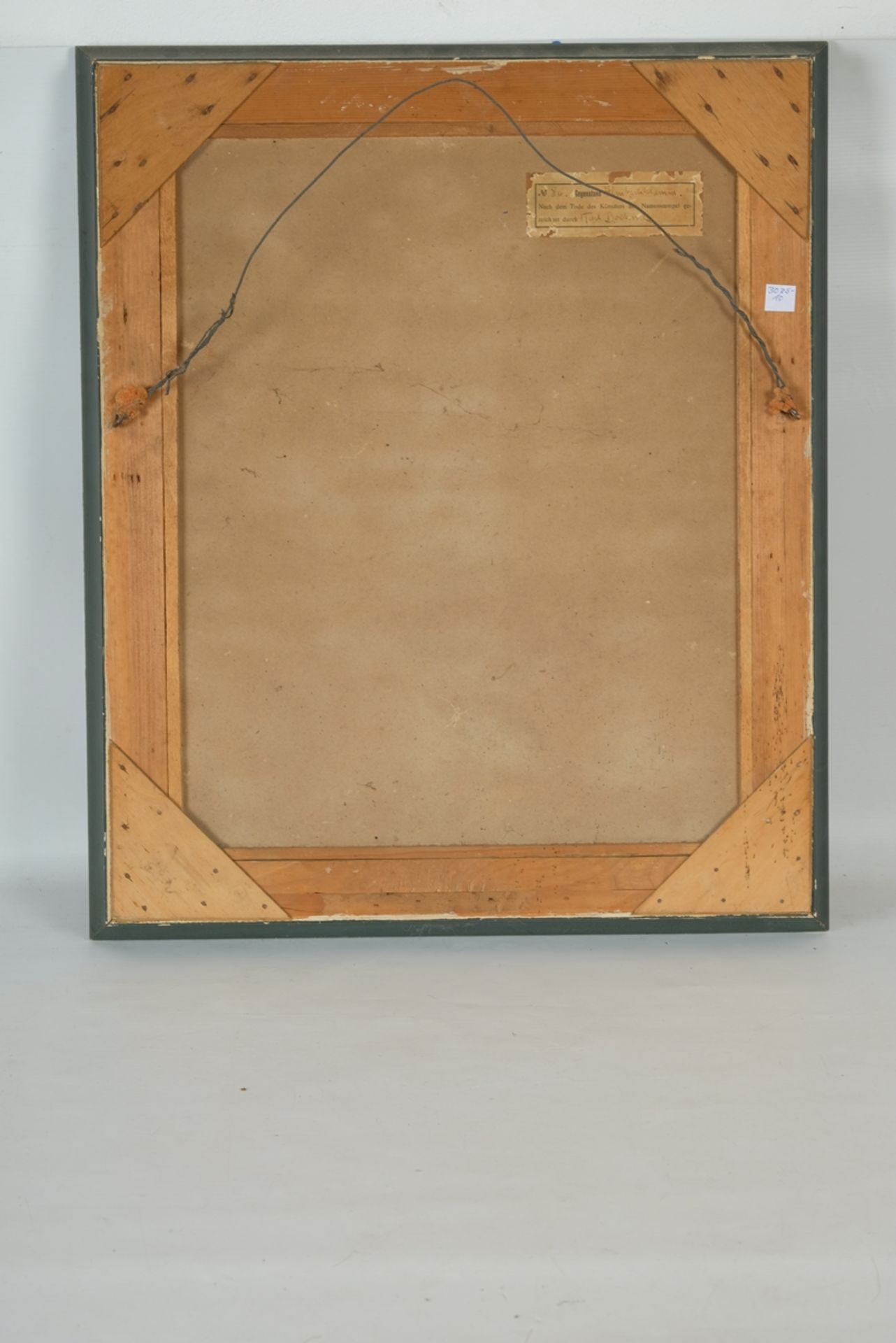 Neuhoff, Ludwig Ferdinand (1870-1905) attributed to Almbachklamm, oil on cardboard.  - Image 4 of 4