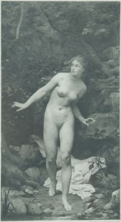 "Nymphe surprise", nach einem Entwurf des Künstlers Jacques François Fernand Lematte (1850-1929). G