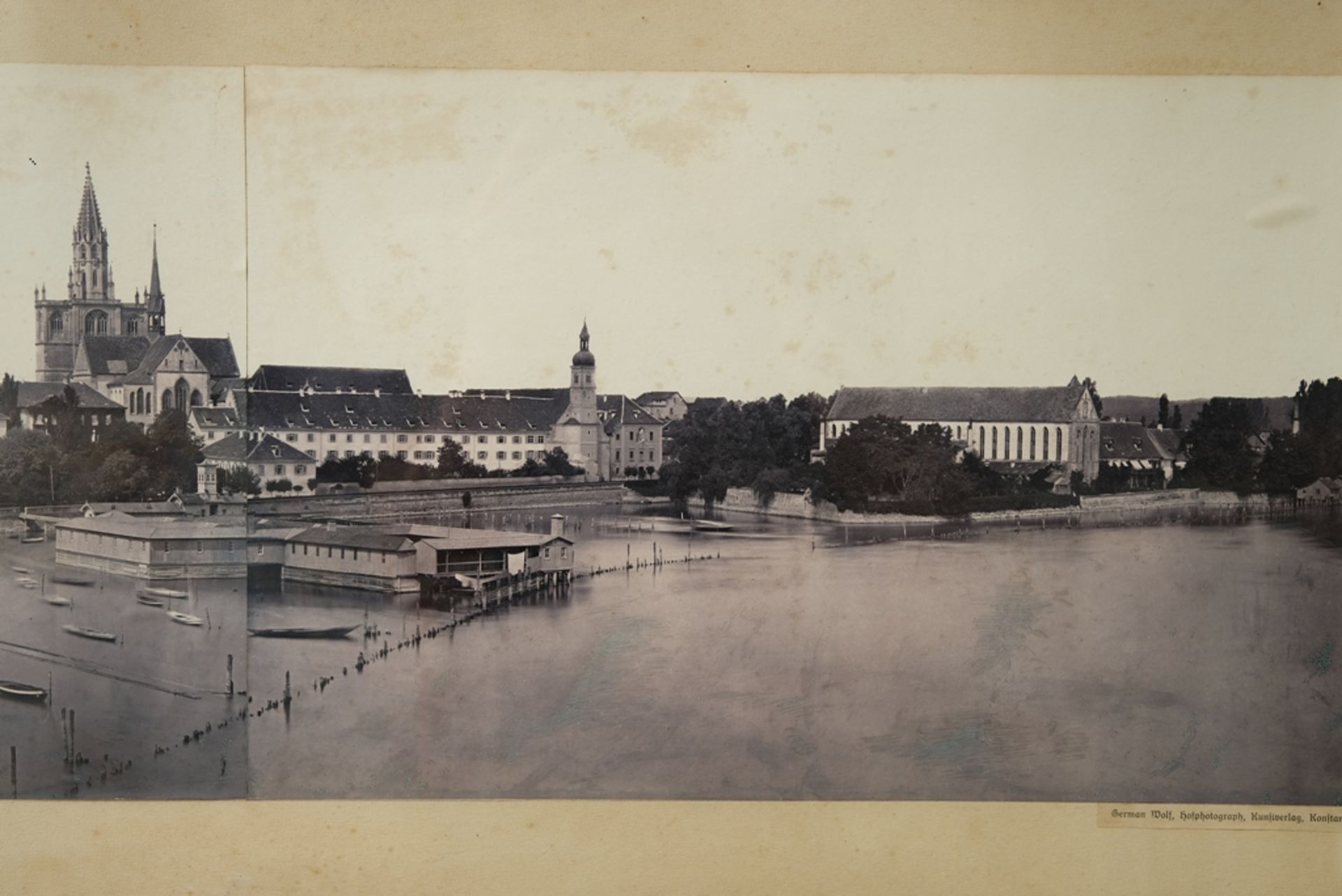 Konstanz-Panorama, Herman Wolf Konstanz, um 1880. - Bild 7 aus 8