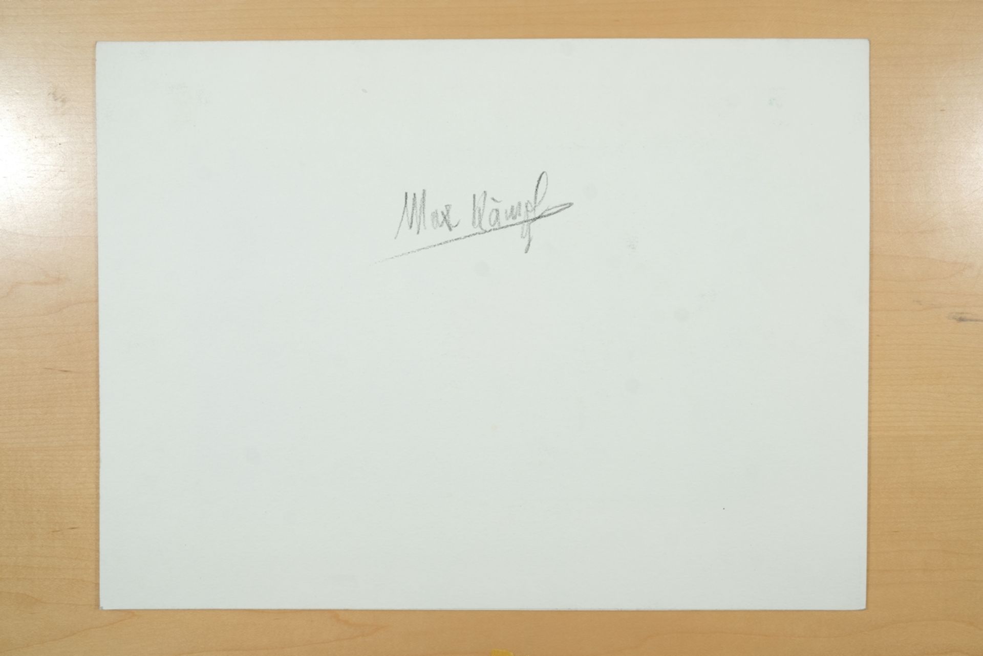 Kämpf, Max (1912-1982) Bach im Winter, 1966, Bleistift auf Papier.  - Bild 3 aus 3