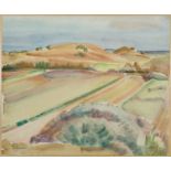 Schwabe, Ida Gertrud (1886-1980) At Lake Constance and  and two landscape views, two watercolours a